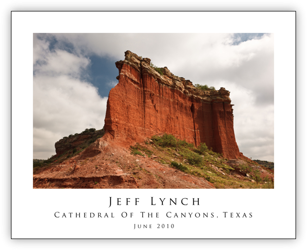 Cathedral Canyons 20x16 Poster